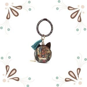 Paris Fashion Week Cat Coin Purse Wristlet Keychain